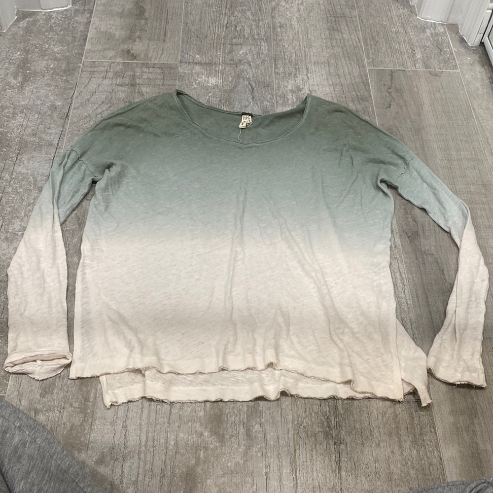 Free people linen long sleeve